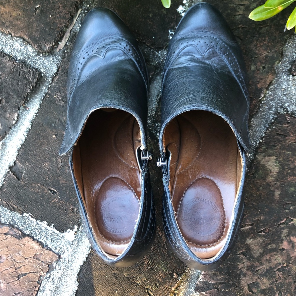 Nurture "HADDIE" Black leather ankle boots size 6 - Picture 7 of 8